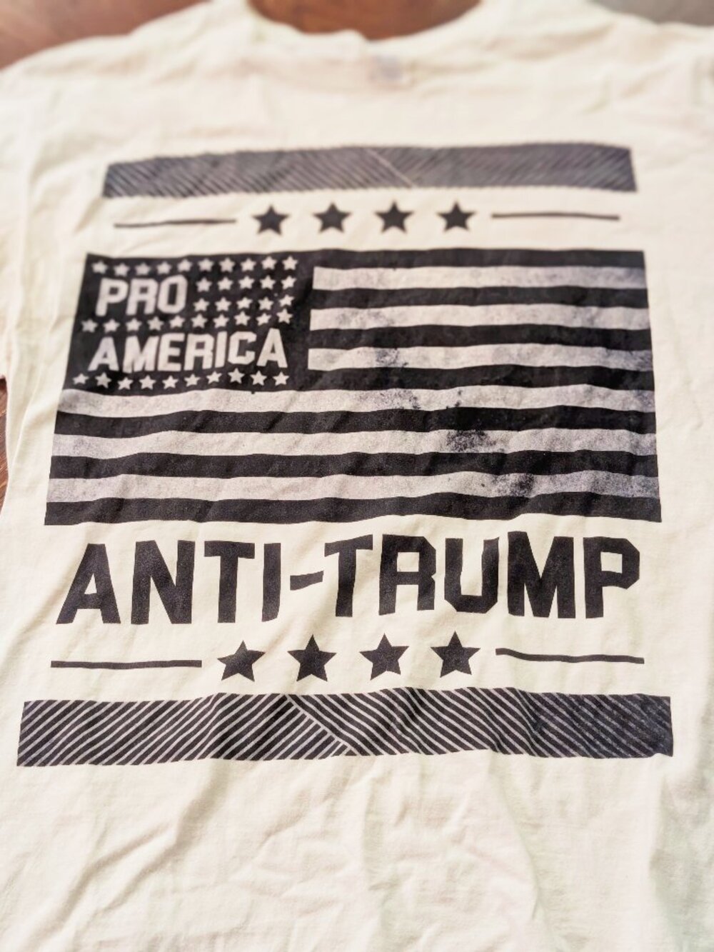 Pro-America Anti-Trump Shirt White We The People Anti Trump T-Shirt